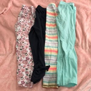 LOT OF 4 GIRLS LEGGINGS. BUNDLE 💕